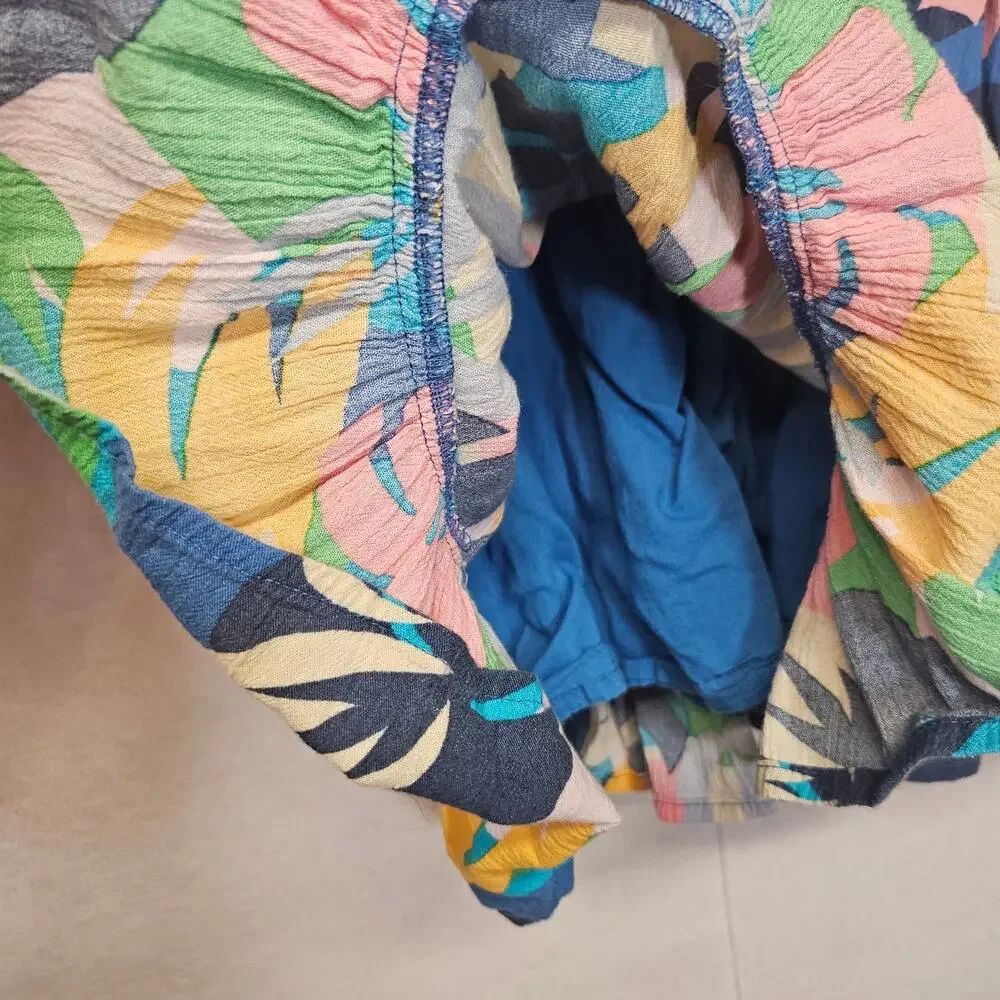 Tucker + Tate Blue Multicolor Floral Midi Dress for Girls